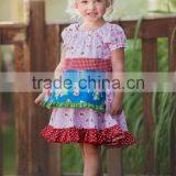 2017 New Arrival Baby Girl Boutique Remake Dress Children's Fall Boutique Outfits thumbnail-2