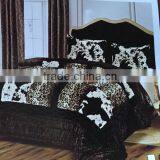 Very Warm and Soft pv Plush Fabric Quilt Cover Patchwork Bedding Set Bedspreads thumbnail-4