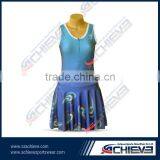 Latest Dress Designs for Women Netball Uniform Wholesale Custom School Netbal Dress Design thumbnail-4