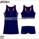 Blank Cheap Team Custom Netball Jersey With Logo Design thumbnail-3
