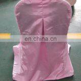 pink satin chair cover