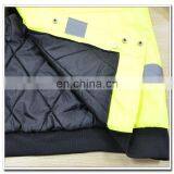Flourescent Yellow Reflective Safety Nylon Winter Rainwear thumbnail-4