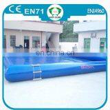 HI Hot Above Ground Swimming Pool, Cubic Large Inflatable Pool