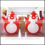 Red color China factory supply inflatable floating water park games buoy