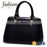 CR high quality control system famous brand ladies leather bags crocodile pattern women leather handbags