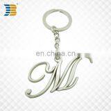 3D Letter Shape Custom Made Metal Keychain