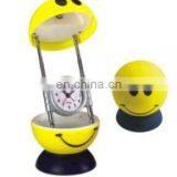 Smile Ball Foldable Desk Light With Clock