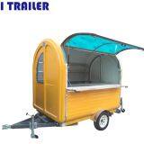 CE ISO Approved Mobile Fiberglass Food Caravan Trailer Kitchen for Sale thumbnail-2