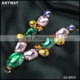 Blingbling crystal stone with clasp rhinestone buckles for dresses decoration