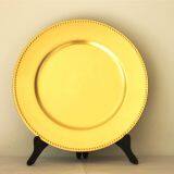 Plastic Charger Plate,christmas Decoration Plate Charger Plate Made in China YF-60017 thumbnail-3