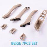 7 Colors 7PCS RHD Right Hand Driver Interior Door Quality Leather Pull Handle Set for BMW 5 Series F10 520 523 525 528 530 535 thumbnail-4