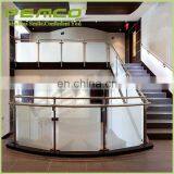 China Top 5 Glass Handrail Manufacturer Modern Design Stainless Steel Glass Railing Model Interior Stair Tempered Glass Railings thumbnail-4