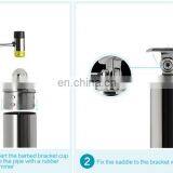 Adjustable Tube Support Stainless Steel Barbed Bracket SS304/316 on Balustrade Handrail Stair Fittings thumbnail-6