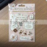 3d Handmade Chipboard Sticker Paper Sticker