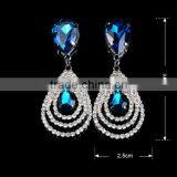 Crystal Rhinestone Earring Aretes Para Mujer Novia Shinny Luxury With Best Price Chicas Muchachas thumbnail-4