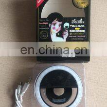 2020 New Style Mobile Phone Micro Mini Portable Selfie Ring Light Rechargeable Selfie Ring Flash Led Light thumbnail-4