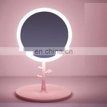 New Style Table Desktop Led Light Makeup Cosmetic Mirror thumbnail-2