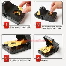 Reusable Plastic Rat Rodent Catcher Killer Mouse Snap Trap thumbnail-2