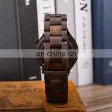 Fashion Ink Painting Stylish Timepiece Handmade Wood Watches Men Clock Japan Movement Quartz Wristwatch Dropshipping thumbnail-5