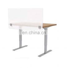 New Hot Frosted Plexiglass Clamp-on Desk Privacy Panels Desk Dividers Acrylic Office Partition thumbnail-5
