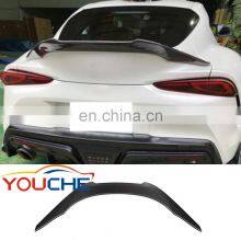 Carbon fiber rear spoiler for Toyota Supra 2019-2021 A90