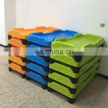 Cheap School Furniture Plastic Children Bunk Beds High Qualtity Kindergarten Bed thumbnail-5