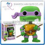 Mini Qute Funko Pop Amine Ninja Turtle Donatello Super Hero Action Figures Cartoon Models Educational Toy NO.FP 60
