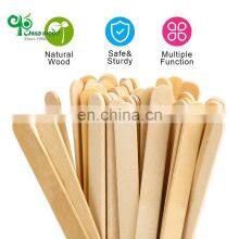Yada Natural Eco Friendly Disposable Food Grade 114mm Wooden Ice Cream Stick Craft Custom Popsicle Sticks thumbnail-5