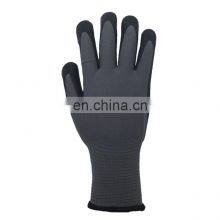 Micro-touch Exam Work Safety Gloves Printed Nitrile High Quality Half Coated With Silicone Construction, Industrial Work S - XXL thumbnail-5