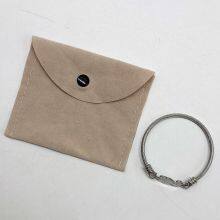 Micro Fiber Leather Jewelry Earrings Ring Necklace Drawsrting Bags Pouch thumbnail-4