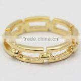 Gold Plated Chain Link Finger Ring thumbnail-1