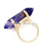 Wholesale Fashion Single Modena Bullet Stone Gold Jewelry Finger Ring thumbnail-1