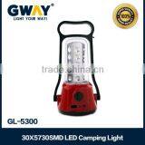 30SMD Led Camping Lantern 4V2500mAH Sealed Lead-acid Battery Handle thumbnail-1