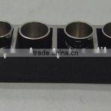 Wooden Box With 6 Glass thumbnail-1