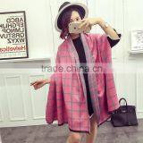 Latest Design Soft Warm Maxi Wool Cashmere Ladies Plaid Shawl thumbnail-5
