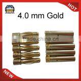 4.0mm Gold Bullet Connector for RC Battery thumbnail-1