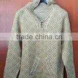 ALPACA WOOL HOODED SWEATER