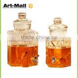 2015 New Products Wholesale Glass Apothecary Jars