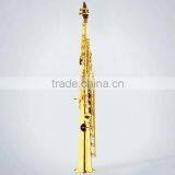 Soprano Saxophone Straight Type, With Neck, Gold Lacquer thumbnail-1
