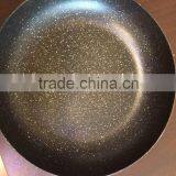 High Quality Aluminum Non-stick Black Marble Fry Pan Skillet Pressed Cookware Kitchenware Set thumbnail-3