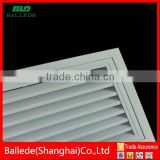 aluminum louver grille for air in HVAC system