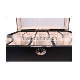 FS1701 Wooden Watch Display Box Large Black Painting Display Glass Top Quality Choice thumbnail-5
