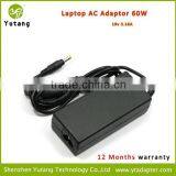 Laptop Charging Cable 19V 3.16A 60W Laptop AC Adapter