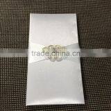 Thailand Style White Luxury Silk Invitation Box With Beautiful Brooch Quality Choice thumbnail-5