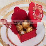Wholesale Cheap Red Wedding Gift Boxes For Candy/Chocolate thumbnail-5