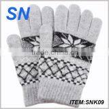 Wholesale New Style High Quality 100%cashmere Smartphone Touch Gloves thumbnail-1