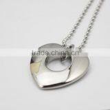 316L Stainless Steel Heart Shape Pendant Fashion Necklace thumbnail-1