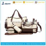 Large Capacity Cute Diaper Bags With Changing Pad 5 Pieces Set Best Quality Choice thumbnail-3