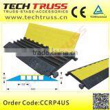 Rubber 4-Chanel Car Cable Cross Protector