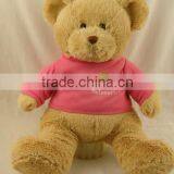 Cuddle Very Soft Curly Fabric Stuffed Coloured Teddy Bear Toy thumbnail-3